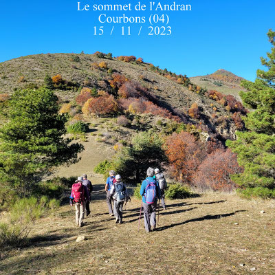 Le sommet de l'Andran à Courbons