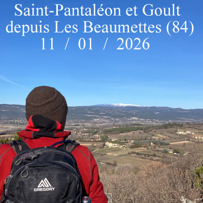 Saint-Pantaléon et Goult depuis Les Beaumettes