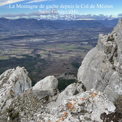 La montagne de Gache depuis le col de Mézien