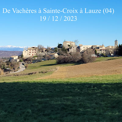 De Vachères à Sainte-Croix-à-Lauze