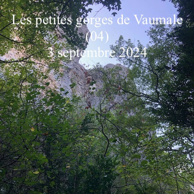 Les petites gorges de Vaumale