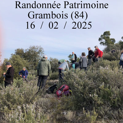Randonnée patrimoine autour de Grambois