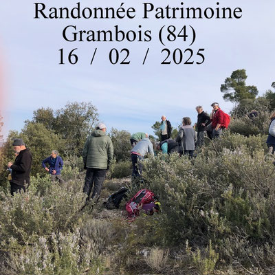 Randonnée patrimoine autour de Grambois