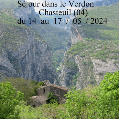 Séjour dans le Verdon