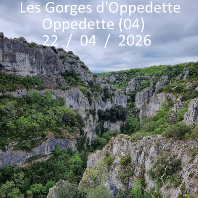 Les Gorges d'Oppedette et le Saut du Moine