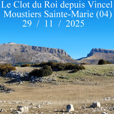 Le Clot du Roi depuis Vincel