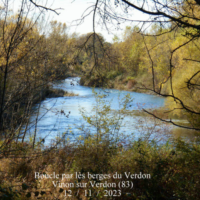 Boucle par les berges du Verdon et le plateau à Vinon sur Verdon