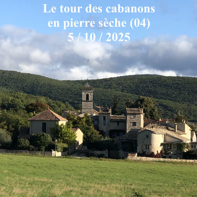 Le tour des cabanons en pierre sèche