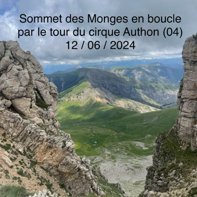Le sommet, des Monges