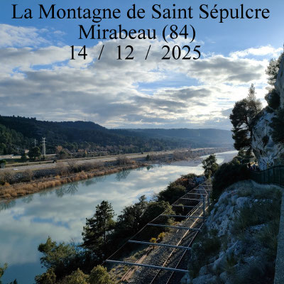 Tour de la Montagne de St Sépulcre à Mirabeau