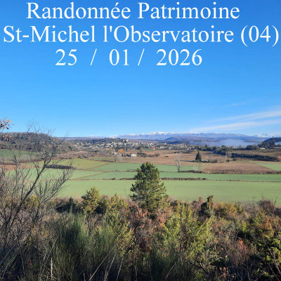 Randonnée-Patrimoine autour de Sain-Michel l'Observatoire