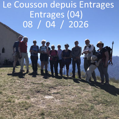 Le Cousson depuis Entrages