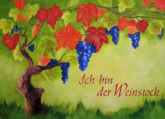 Ich bin der Weinstock