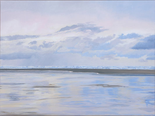 2019"Happiness has all the time another shape and another color. And everyone sees it differently" painted by Marian van Zomeren- van Heesewijk with acrylic paint on linen 60 x 80 cm.