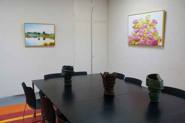 2016 Gedurende het Feest van de Geest. Op tafel aardewerk ook van Marian vZvH: Idealen: Willen is doen I en II en De rode draad in je verhaal (2000)
