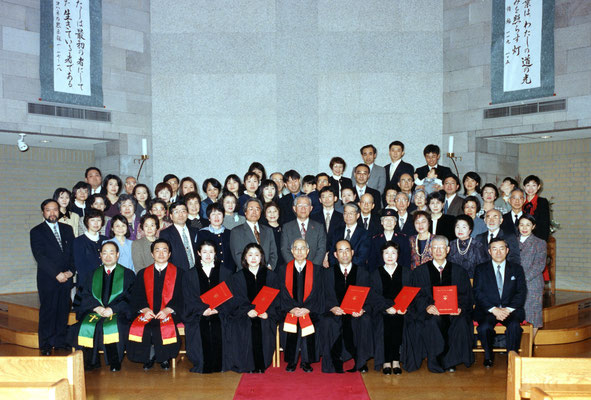第12回卒業式　2000年3月
