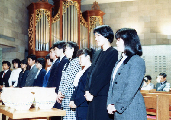 第1回入学式　1988年5月