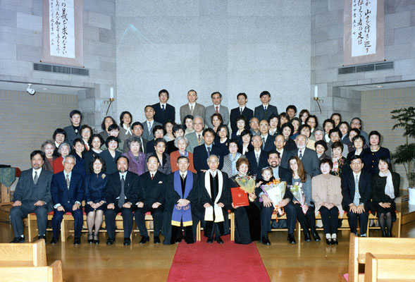 第13回卒業式　2001年3月