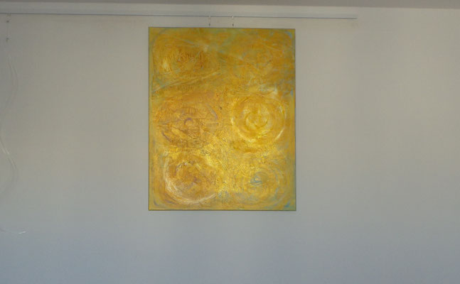 STERNE - STARS, Acrylgemälde 80x100x2 cm