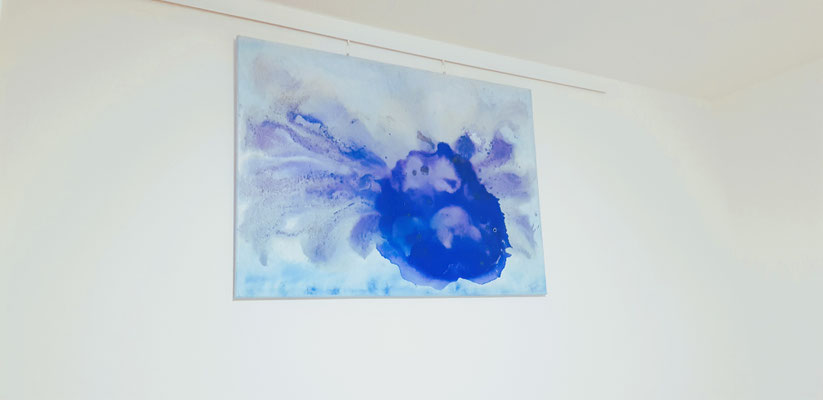 Wandbilder Fisch blau Atelier Pur