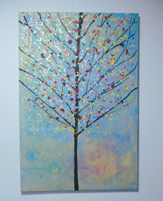 Acrylbild Jahreszeitenbaum