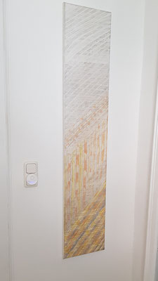 Rose und Silber 30x150 cm