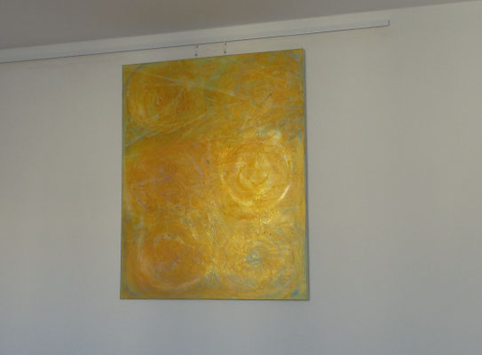 STERNE - STARS, Acrylgemälde 80x100x2 cm