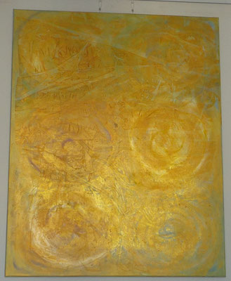 STERNE - STARS, Acrylgemälde 80x100x2 cm