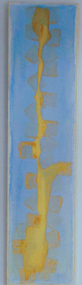 Acrylbild Goldklang
