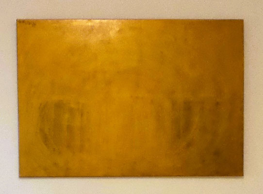 Goldenes Tor Acrylgemälde Modern Art 130x90x3 cm