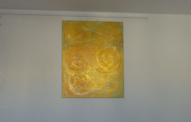 STERNE - STARS, Acrylgemälde 80x100x2 cm