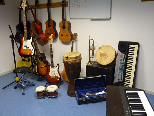 Salle d'atelier musical (studio)