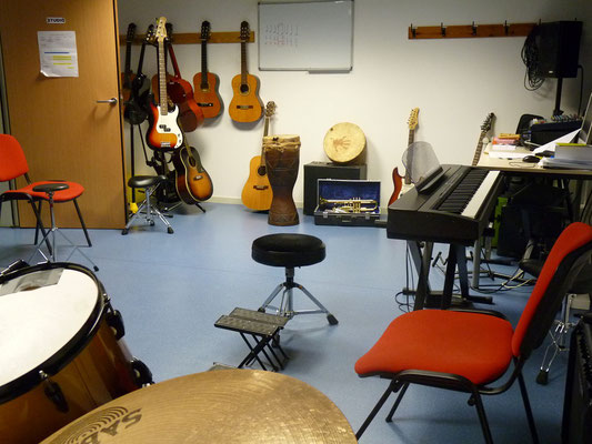 Salle d'atelier musical (studio)