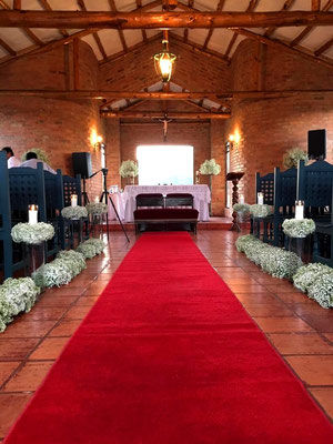 Decoración boda en Hacienda Santibella