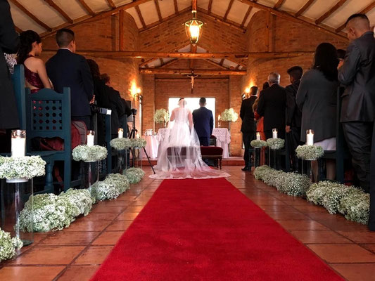 Decoración boda en Hacienda Santibella