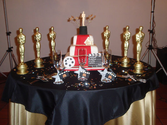 torta 15 años tema premios Oscar en Cajicá