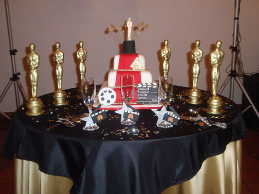 torta 15 años tema premios Oscar en Cajicá