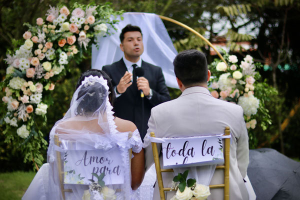 Boda cristiana en Cajicá