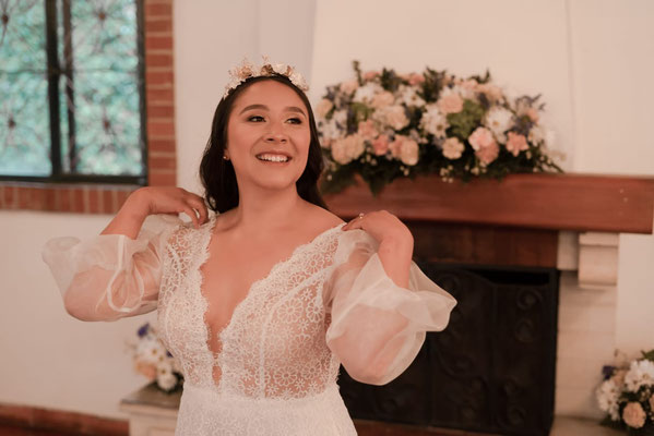 Novia boho chic