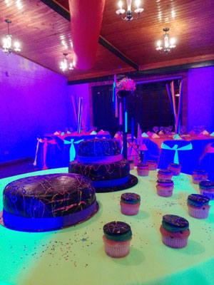 Quince años temática neon Eventos Casa El Misterio Cajicá