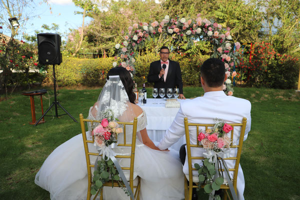 Ceremonia cristiana en Cajicá