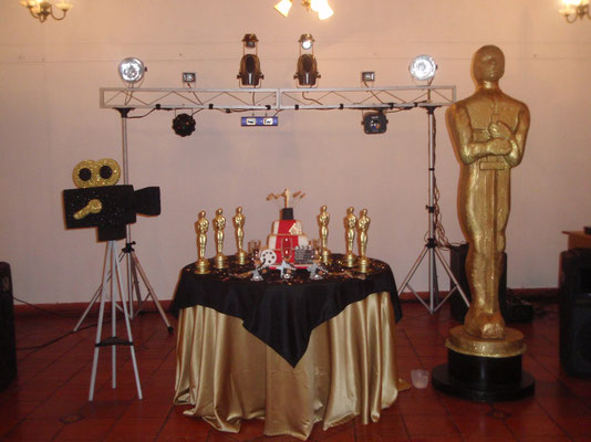 Decoración temática premios Oscar