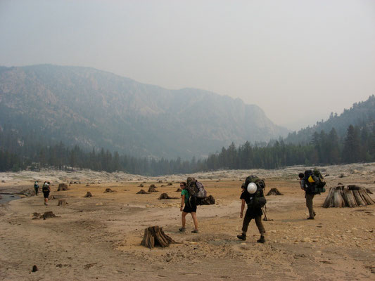 Hiking in for a month in the backcountry,  John Muir Wilderness, CA, 2007