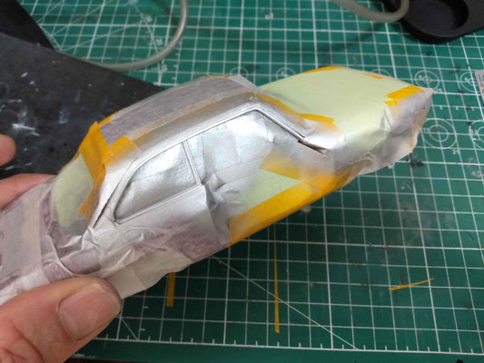 アルファロメオGTAの窓枠