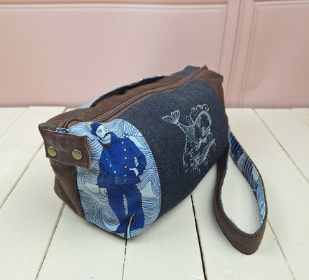 trousse de toilette homme artisanale