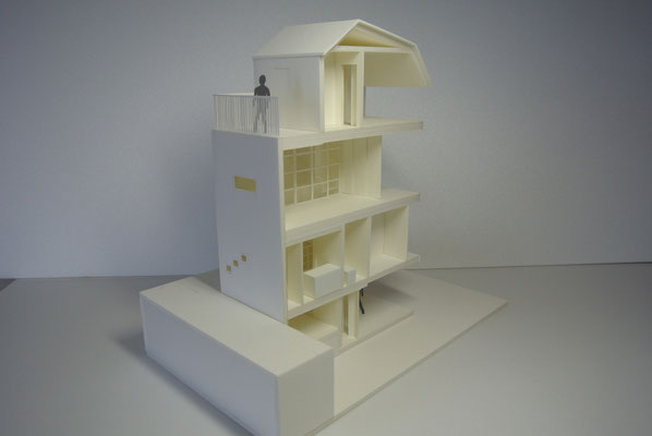 建築模型　住宅模型　断面模型