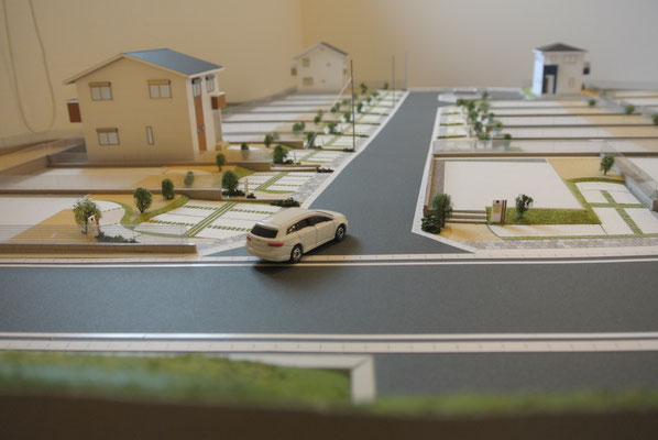 建築模型　住宅模型　分譲地模型　造成地模型