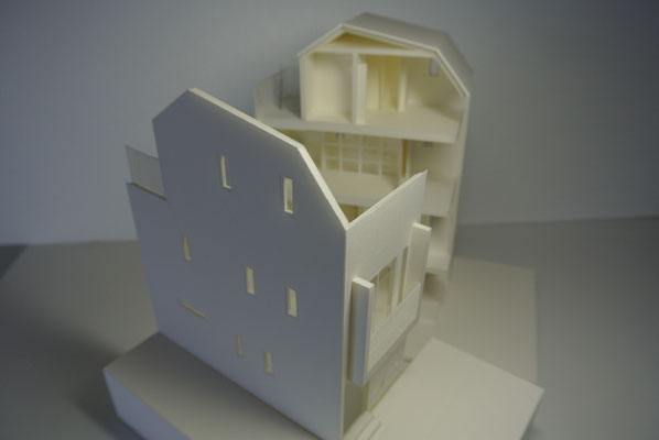 建築模型　住宅模型　断面模型