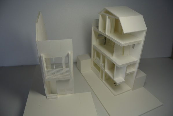 建築模型　住宅模型　断面模型