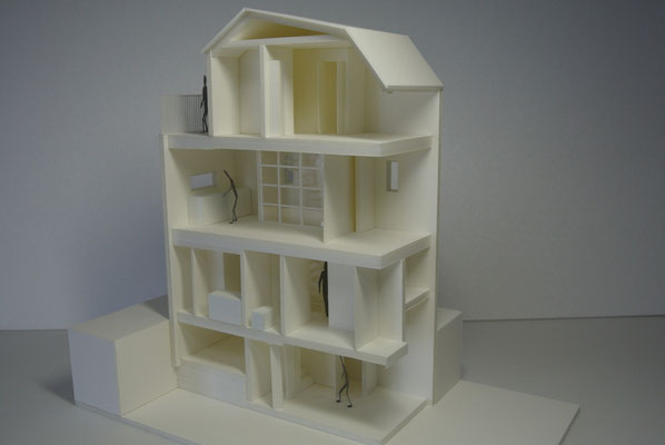 建築模型　住宅模型　断面模型